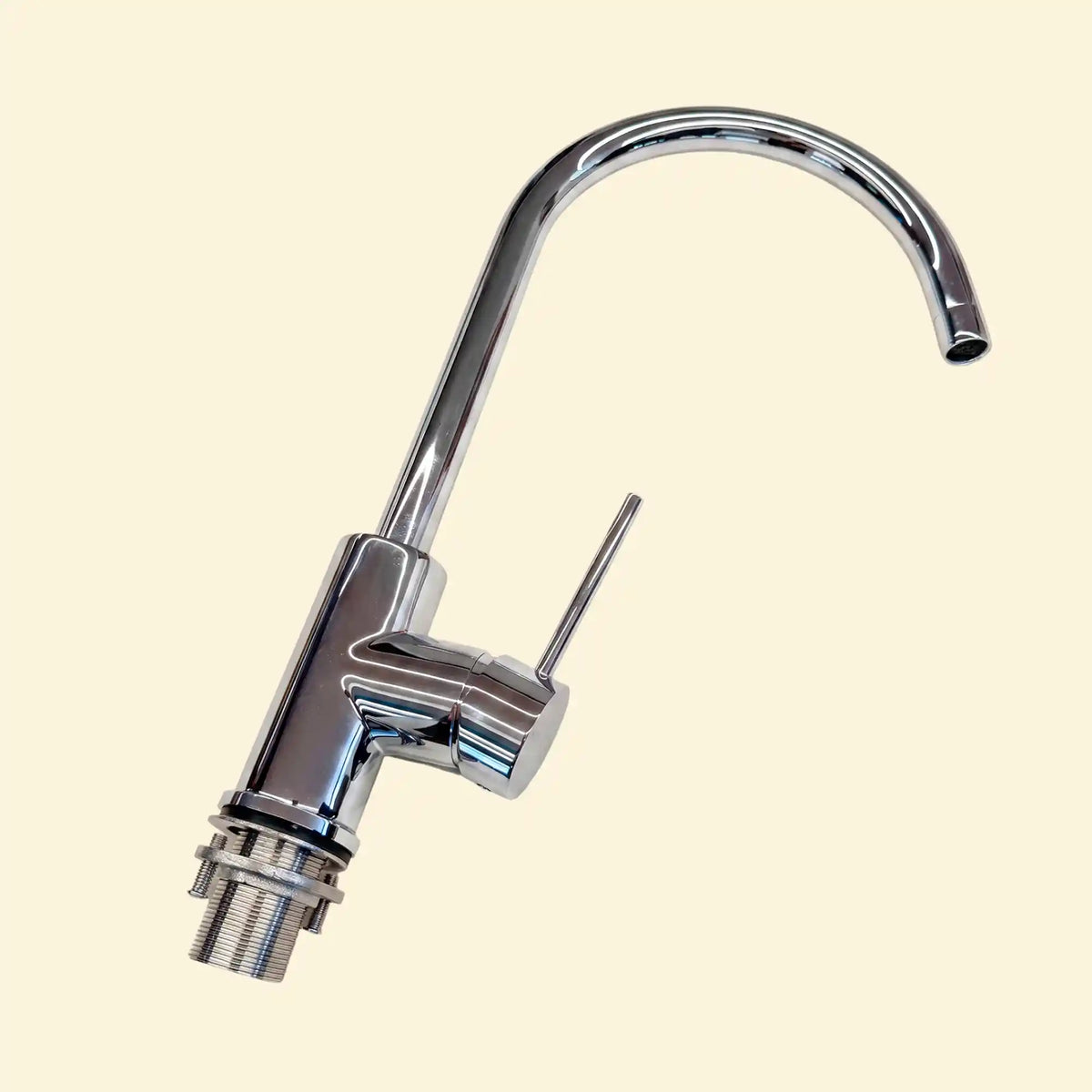 Rubinetto con finitura inox per lavello da cucina da esterno PILOTIS
::visuel:creme