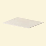 Piano di lavoro classico in ceramica bianca per cucina da esterno Pilotis Vivaplancha.
::visuel:creme