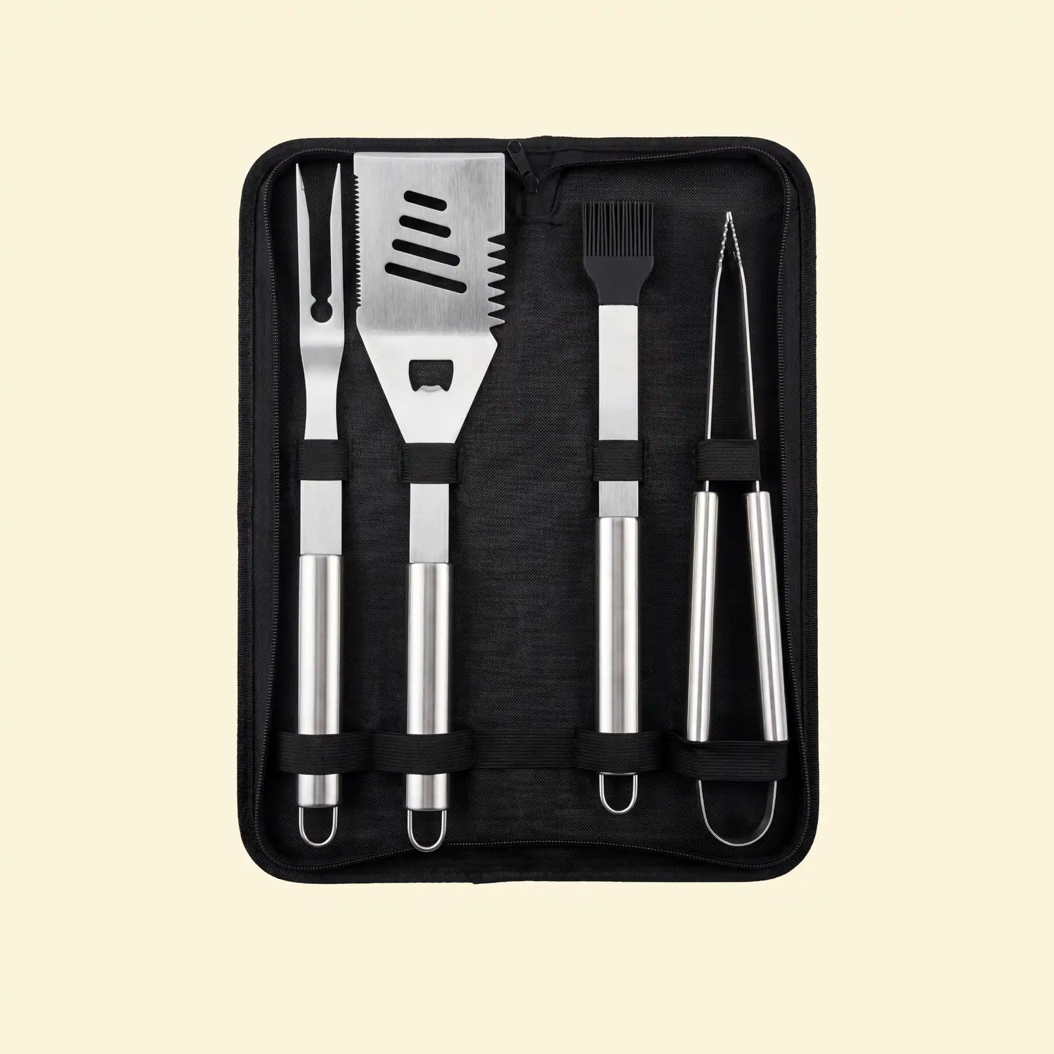 Set di 4 spatole in acciaio inox