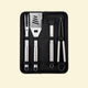 Set di 4 spatole in acciaio inox